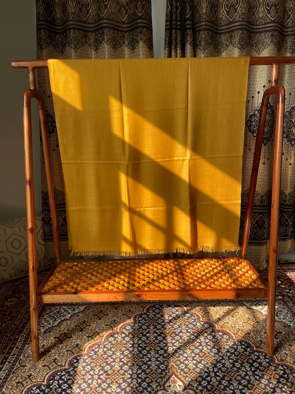 GI Pure Cashmere Pashmina, Handloom Solid Luxury Wraps