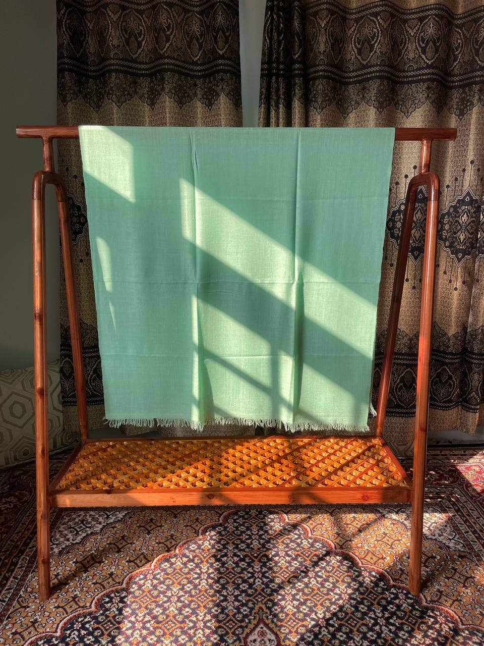 GI Pure Cashmere Pashmina, Handloom Solid Luxury Wraps