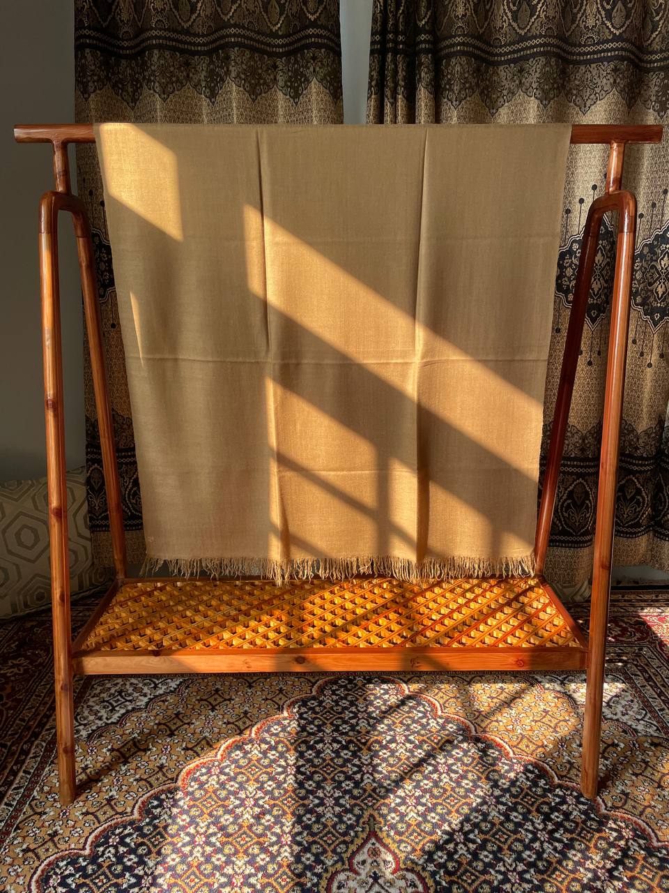 GI Pure Cashmere Pashmina, Handloom Solid Luxury Wraps