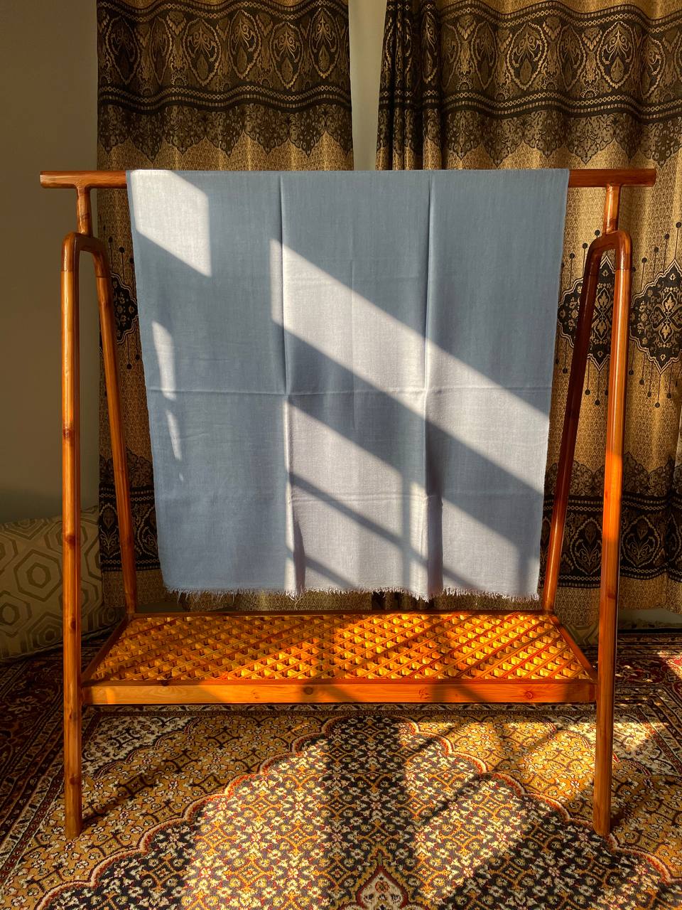 GI Pure Cashmere Pashmina, Handloom Solid Luxury Wraps