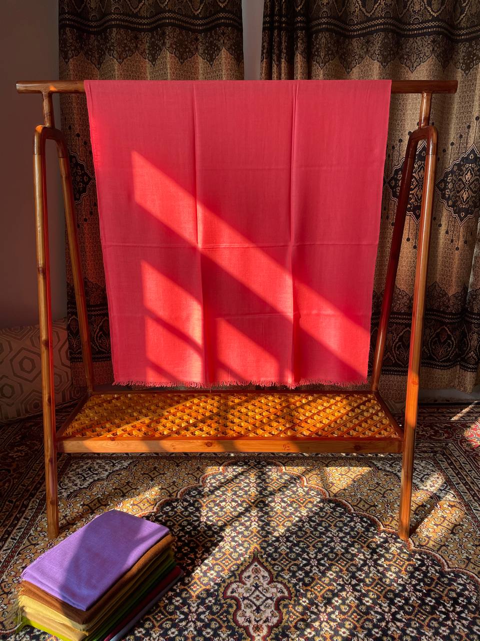 GI Pure Cashmere Pashmina, Handloom Solid Luxury Wraps